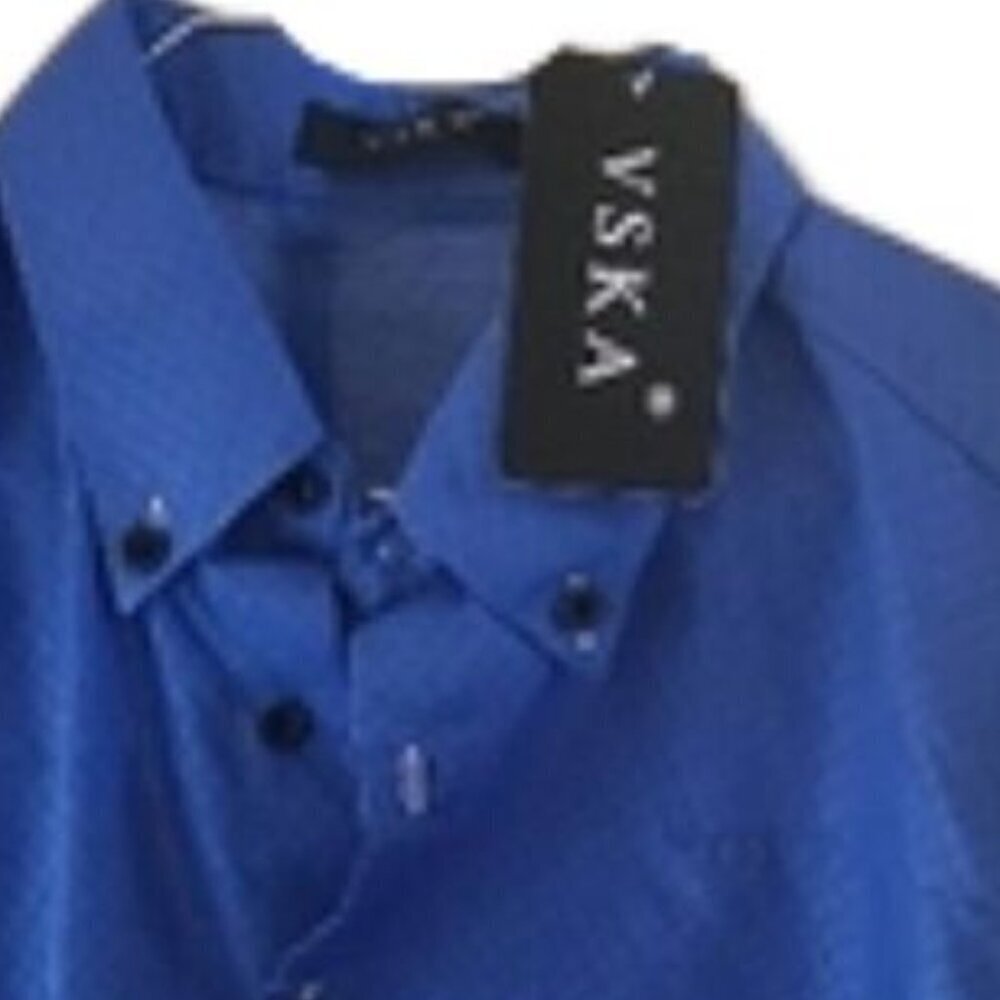 VSKA Button Down Shirt New With Tags - Picture 3 of 3